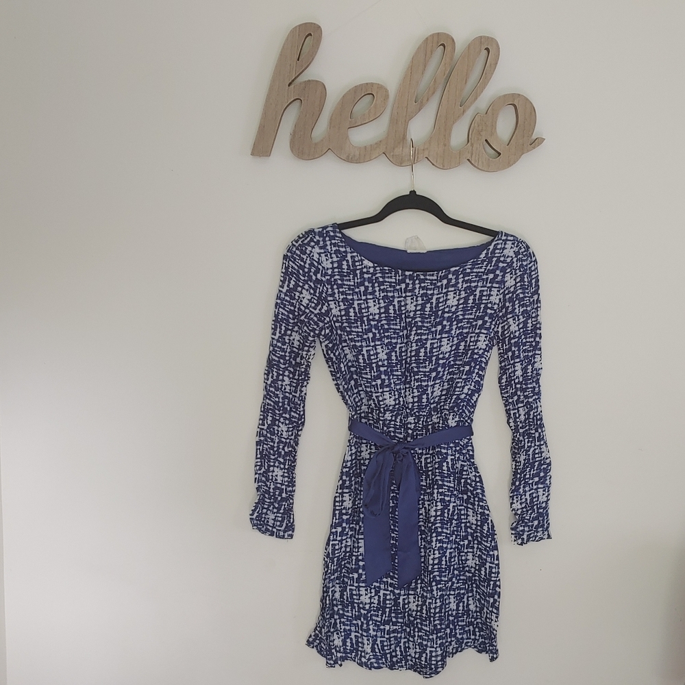 iLook Blue/White Dress (S)